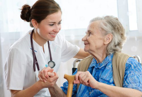 Mobile notary meeting with an assisted-living resident for Power of Attorney notarization in Scottsdale